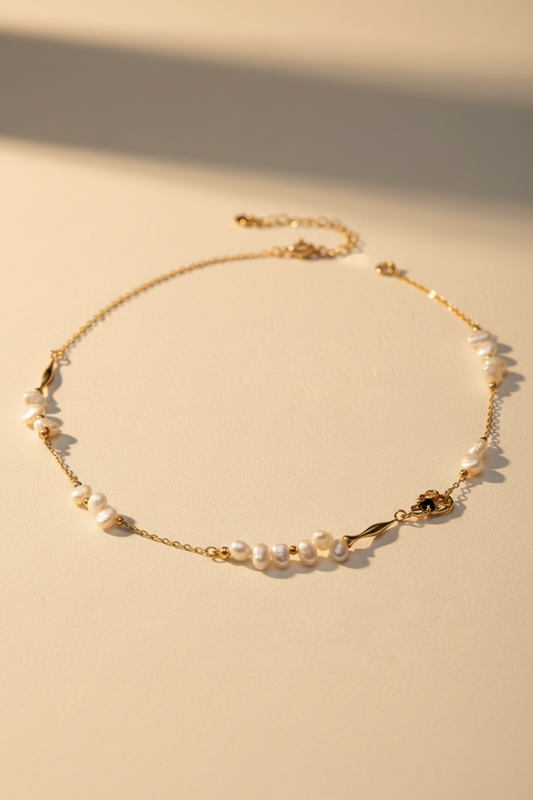 Midnight Pearl Necklace